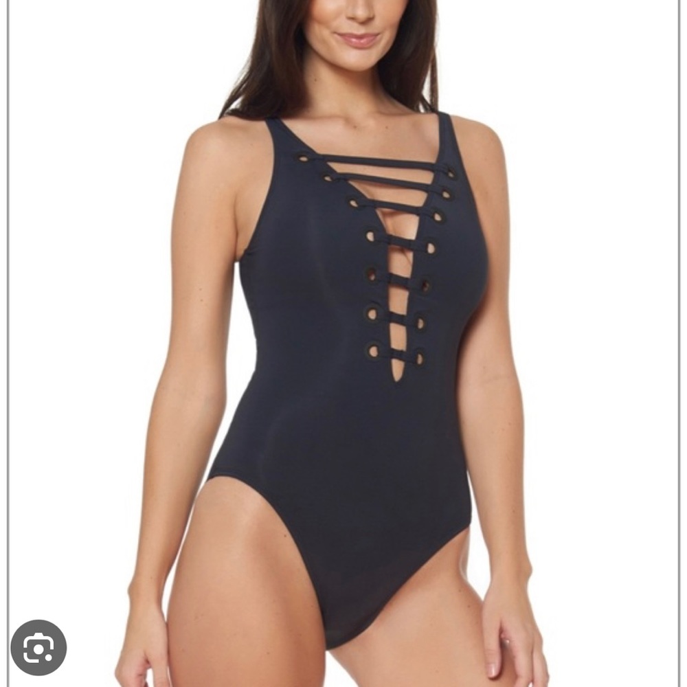 Bleu rod beattie grommet ring sexy one piece